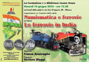 Numismatica e ferrovie. Le ferrovie in India