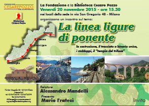 Conferenza di Alessandro Mandelli: La linea ligure di ponente