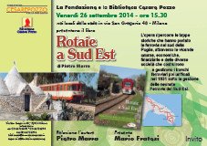 Presentazione del libro Rotaie a Sud Est di Pietro Marra