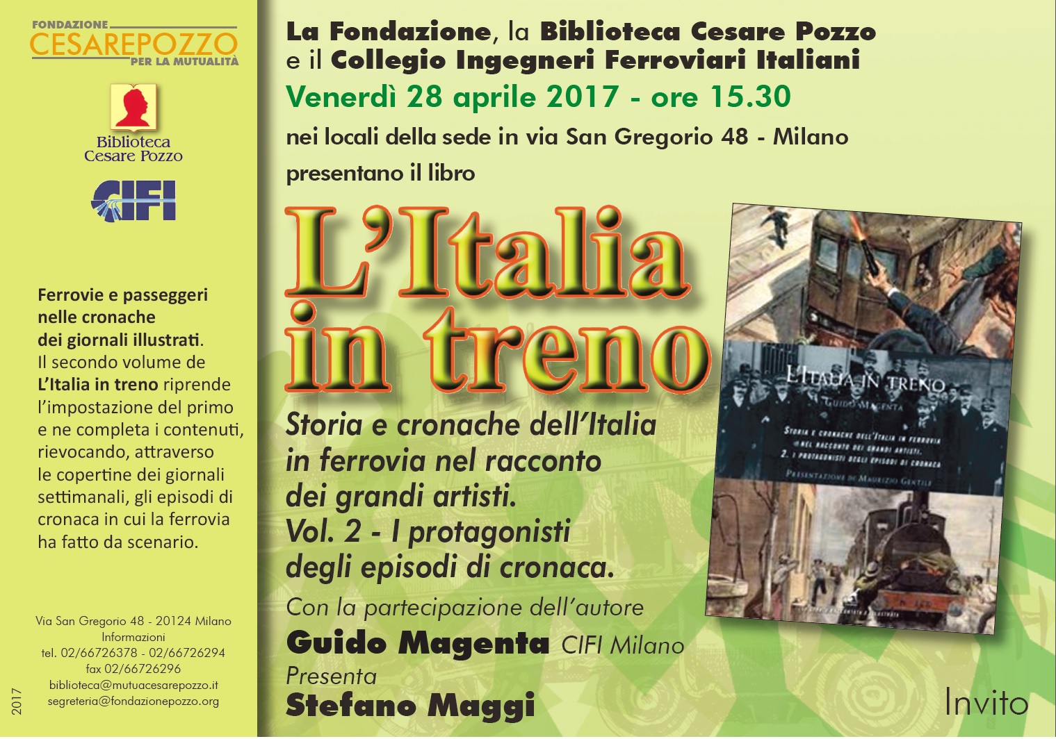 Presentazione libro L'Italia in treno vol. 2