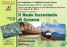 Conferenza di Alessandro Mandelli: Il nodo ferroviario di Genova
