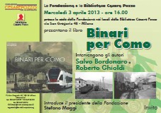 Presentazione del libro Binari per Como