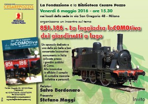 851.186 - La leggiadra loCOMOtiva dei giardinetti a lago