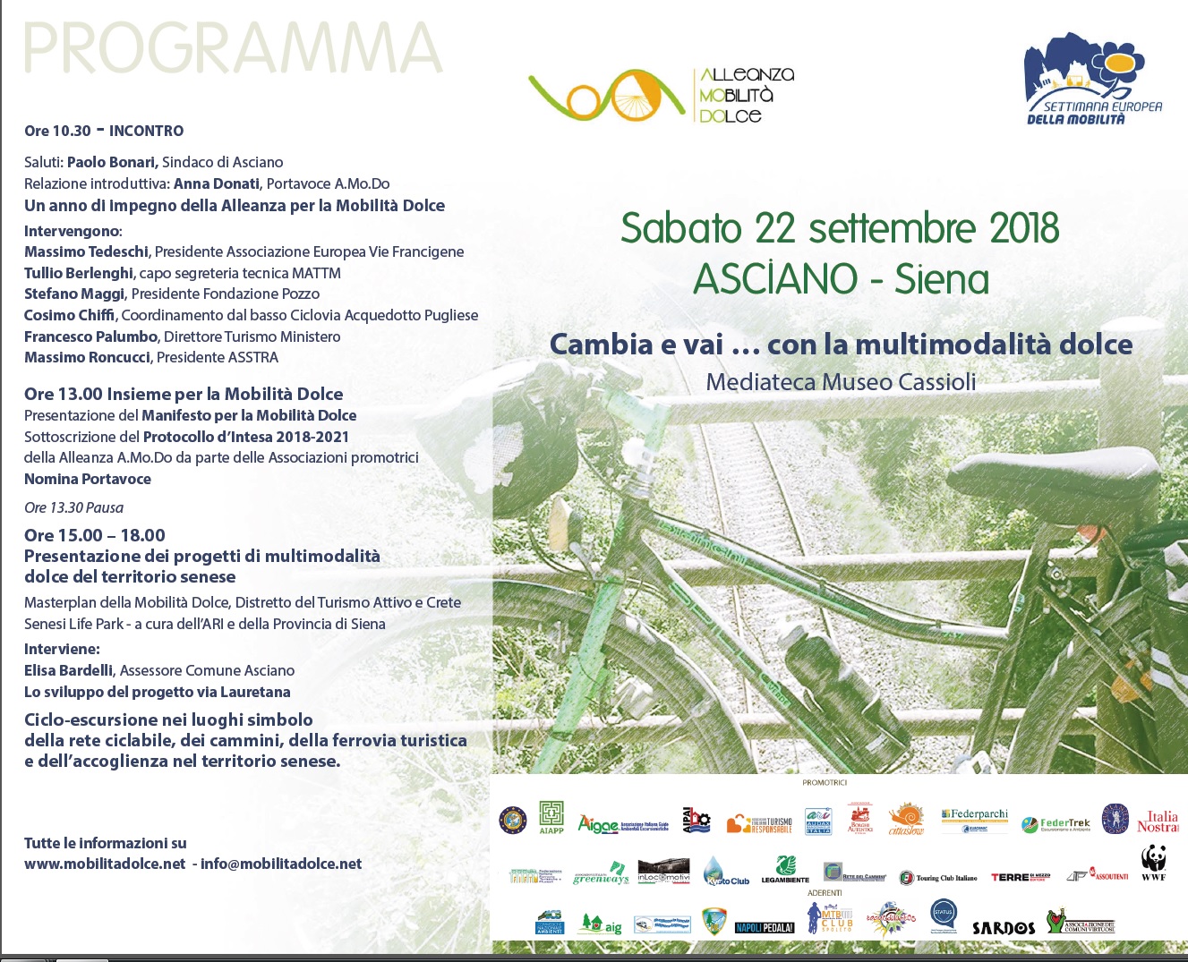 Convegno Amodo Asciano 22 settembre 2018