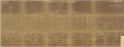 Disegno n. E58146.0 Locomotive elettriche gruppo E431