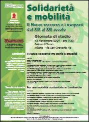 Locandina Giornata di Studio Solidarietà e Mobilità