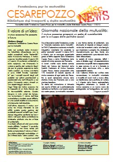 Newsletter della Fondazione Cesare Pozzo